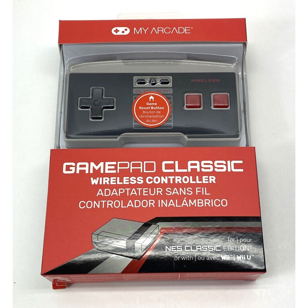 My Arcade GamePad Classic Wireless Controller for NES Classic Edition Brand New